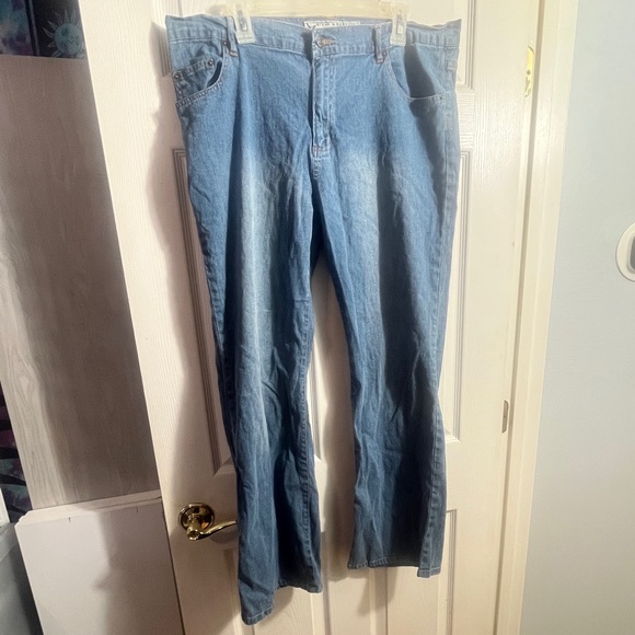 Steve & Barry’s Bootleg Normal Rise Bootcut Flare Plus Size Jeans size 18 - Picture 1 of 7